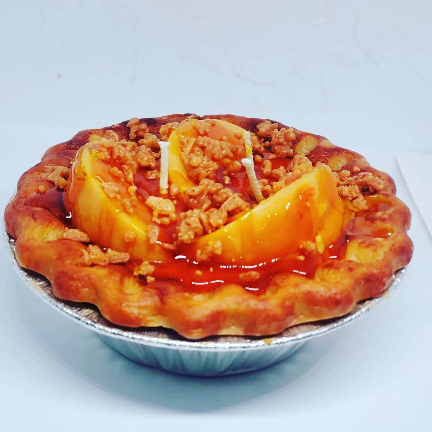 Peach Cobbler Pie